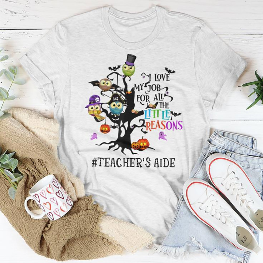 All The Little Reasons Cute Halloween Teachers Shirt All The Little Reasons Cute Halloween Teachers Shirt
