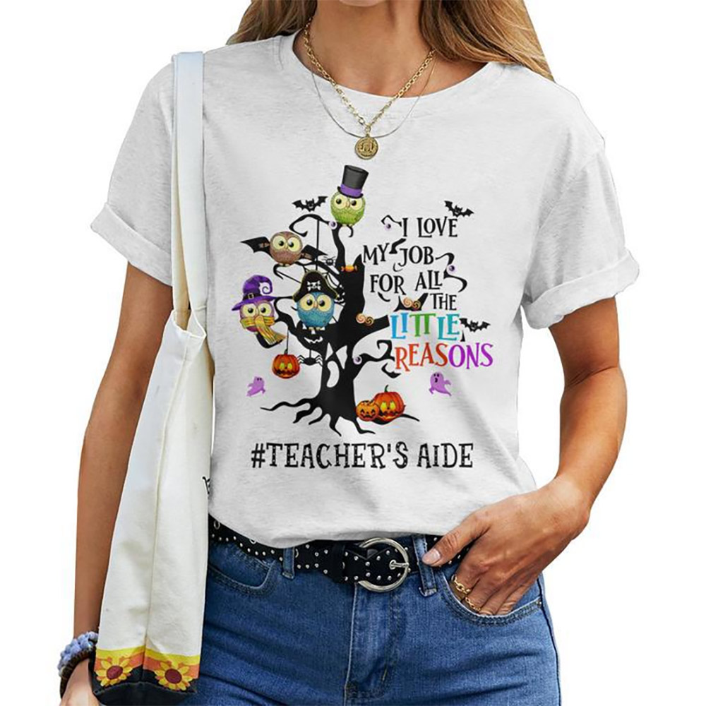 All The Little Reasons Cute Halloween Teachers Shirt All The Little Reasons Cute Halloween Teachers Shirt